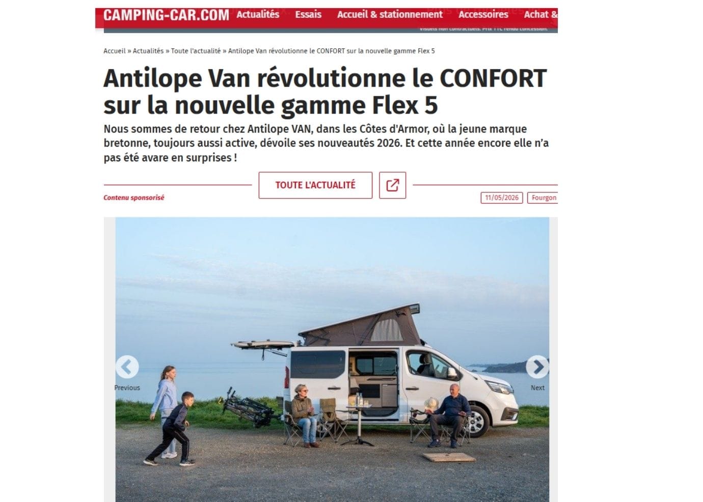 CAMPING-CAR mai Flex 5 Confort