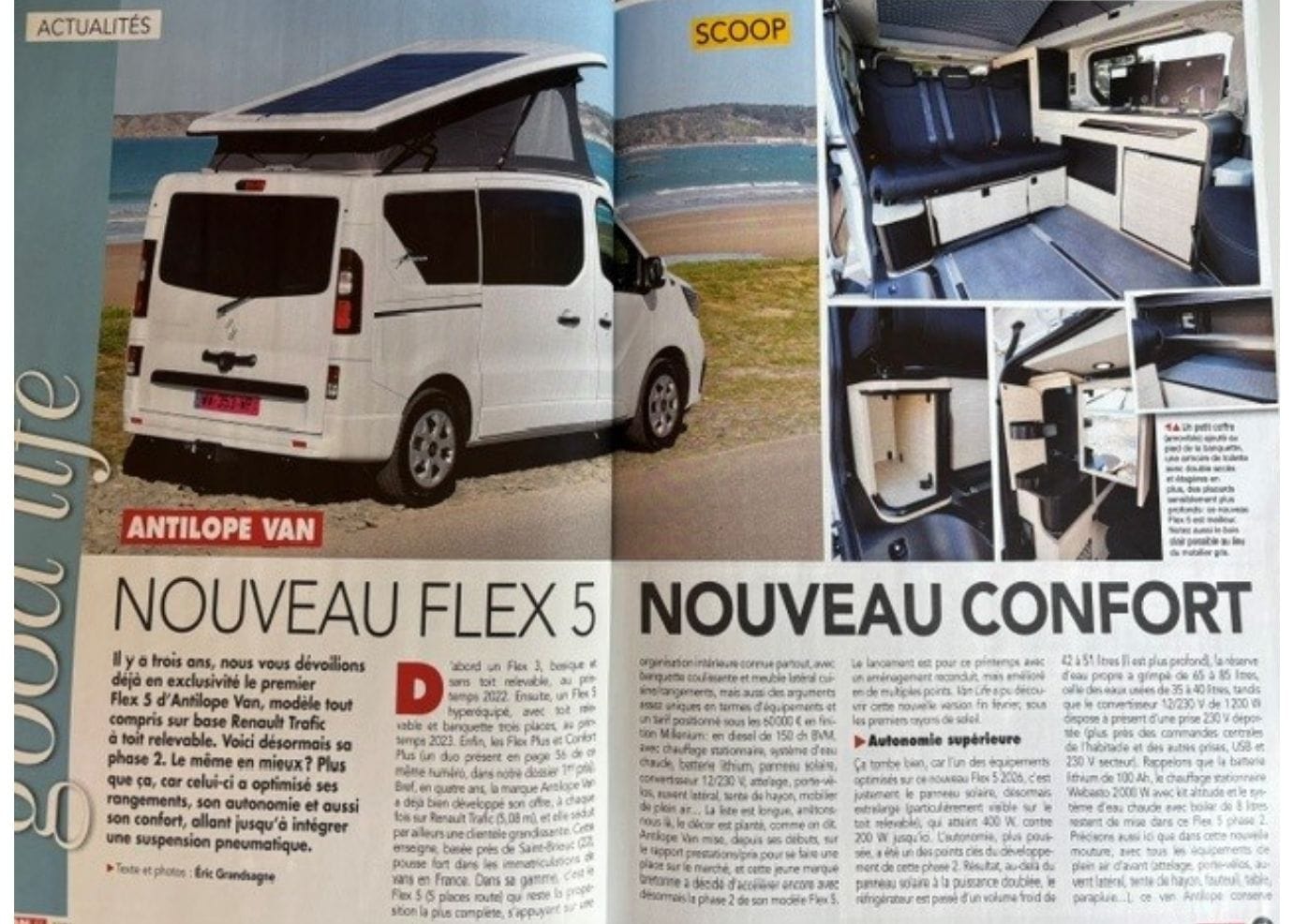 Flex 5 Confort sur VAN life