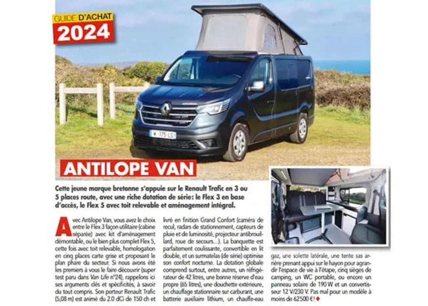 Antilope VAN Guide d'achat 23