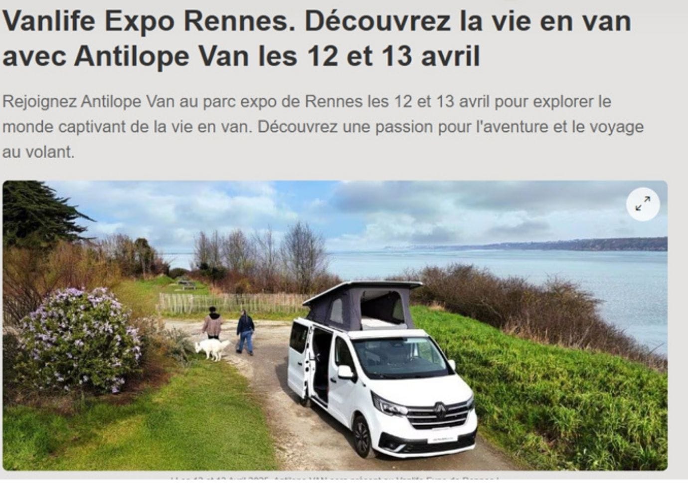 OUEST FRANCE pour Rennes Antilope VAN Center