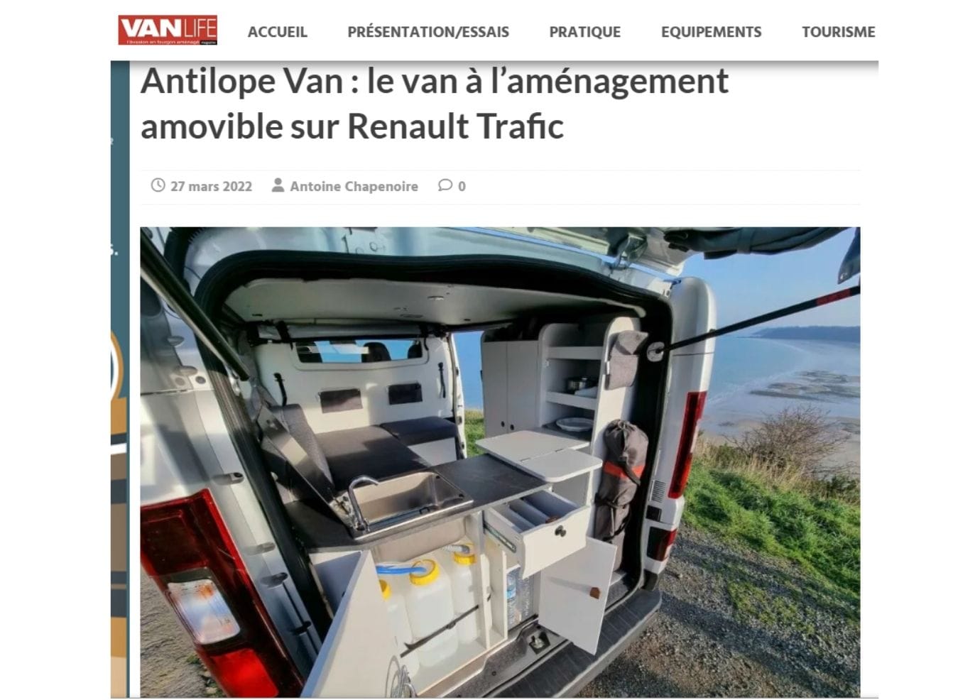 VAN LIFE MAG présente le Flex 3 Antilope Van