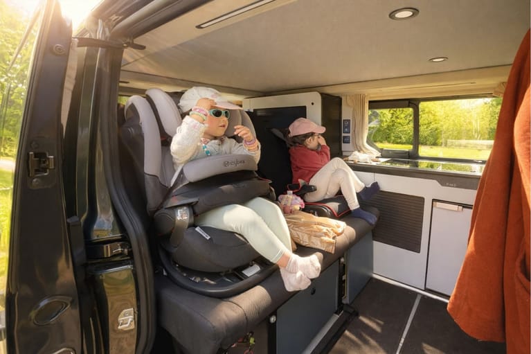 Flex 5 campervan 5 zitplaatsen met ISOFIX-zitplaatsen