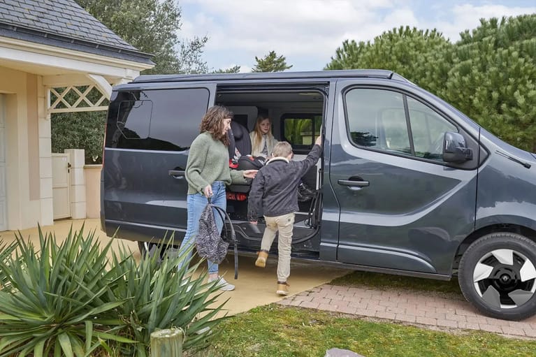 Flex 5 campervan 5 zitplaatsen met ISOFIX-zitplaatsen
