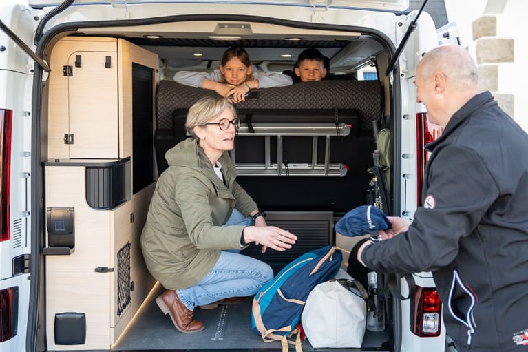 Flex 5 Confort foto campervan 5 zitplaatsen