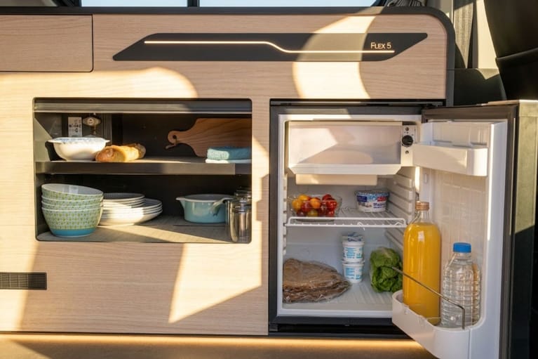 Flex 5 Confort foto campervan 5 zitplaatsen