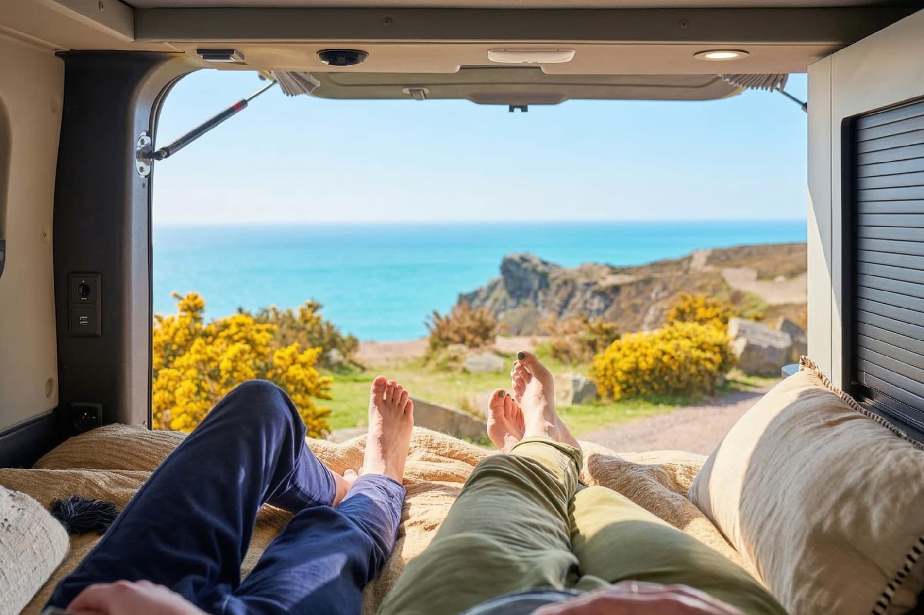 Flex 5 Confort foto campervan 5 zitplaatsen met slaapbank