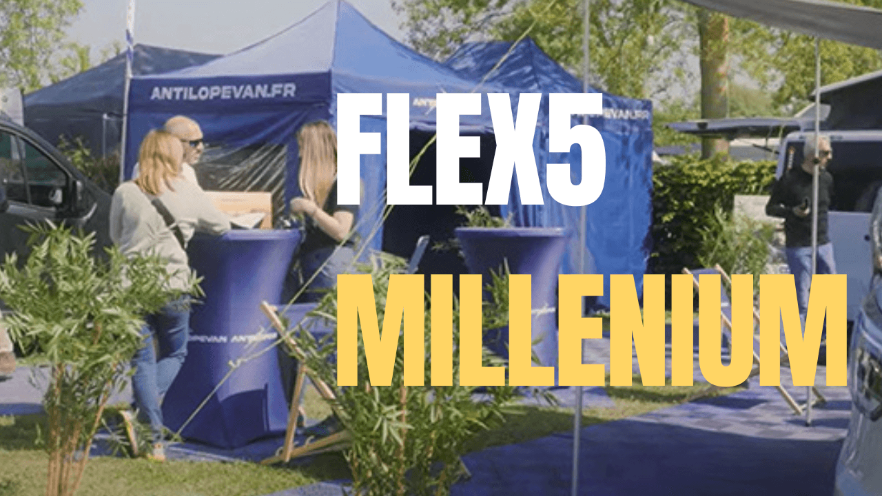 Flex 5 Millenium au Camper VAN Week-end Brissac